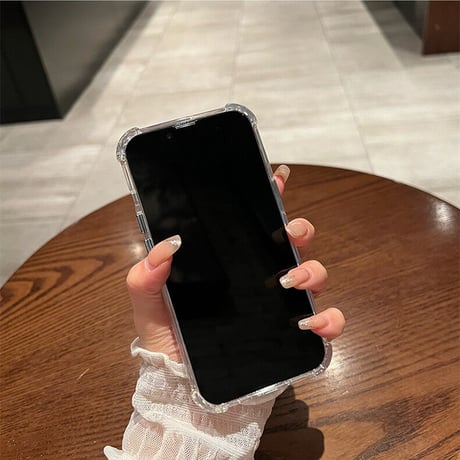 耐衝撃加工高透明 iphone14/13proケース  カメラレンズ全面保護  iphone11proカバー  金属製ボタン 高品質シンプルクリアケース[M1951]