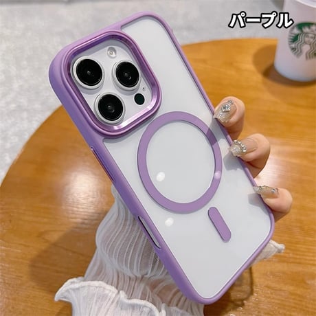iPhone16Pro/16ProMaxケース MagSafe 耐衝撃 透明 iPhone15pro/14promax/13/12カバー 黄ばまない 高品質[M4674]