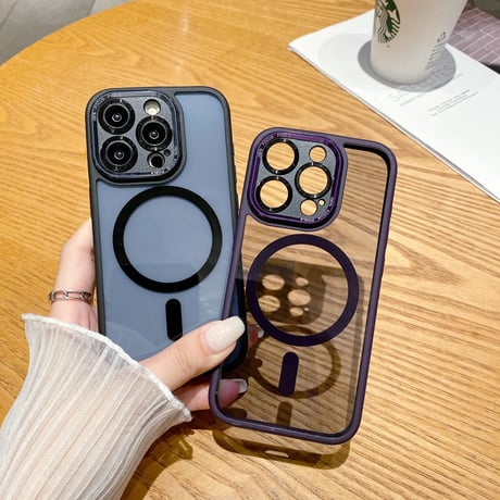 ナチュラルチタン iPhone15pro/15promaxケース ブラックチタン Magsafe対応 iPhone14/13proカバー  高級感 耐久性耐衝撃[M3571]