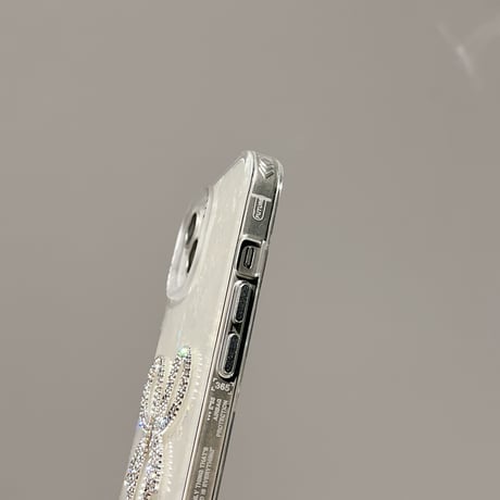 ジュエリーリボン iPhone15/15proケース シェル iPhone14/13pro/12ケース  オシャレキラキラ 女子力アップ[M3871]