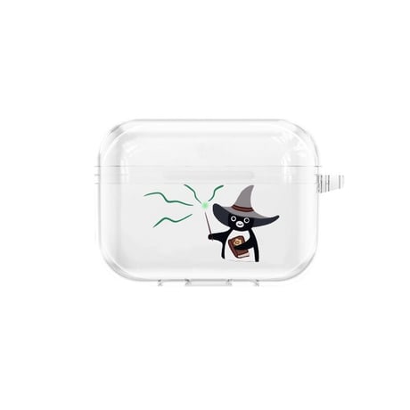 蓋を開けると光る ペンギン Airpods Pro2カバー クリアairpods3ケース 可愛い 面白いプレゼント [M2581]
