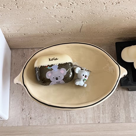 コアラ Airpods 4ケース 可愛すぎ Airpods3/2カバー Airpodspro2/pro  キーホルダー付き ギフトにおすすめ[M5021]