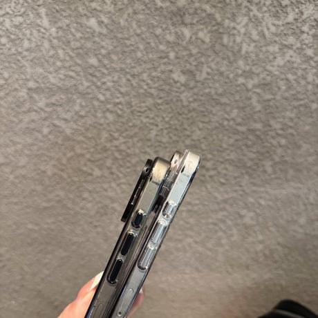 薄型軽量 iPhone16pro/16promaxカバー スタンド付 Magsafe対応 iPhone15pro/14/13カバー 高透明 黄ばまない[M5395]