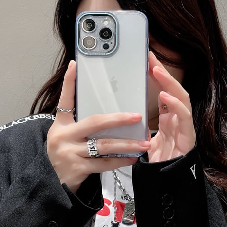 高透明 iPhone15/15proケース 滑り止め 丈夫iphone14Pro/13promaxケース 黄ばまない 画質に影響しないレンズフィルム付[M3738]