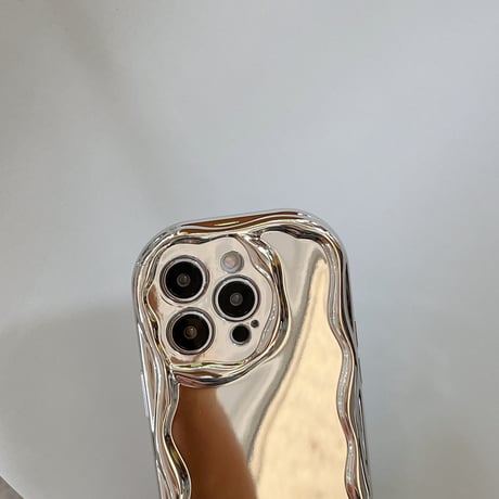シンプル鏡付 iPhone15pro/15promaxケース 花デザインカメラ ソフトアイフォン14プロ/13promax/12カバー 使いやすい [M4308]