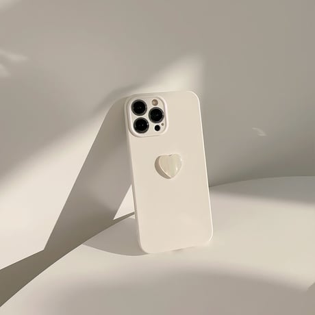淡色 iPhone14/13proケース 貝殻紋ハート iPhone12pro/11カバー くすみ系 シンプル 明るく爽やか  お揃い[M3371]