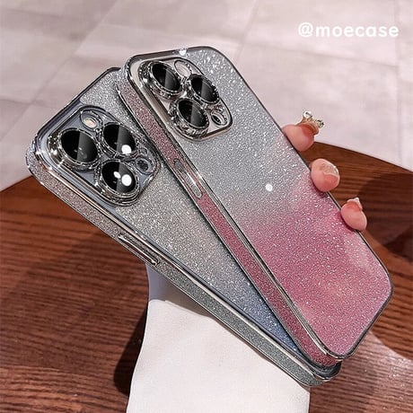 キラキラ iPhone15/15plus/15proケース オシャレ ラメ入り iPhone14/13proカバー  カメラ保護カバー付 綺麗 女子力アップ [M3560]