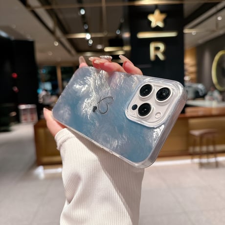 ハート柄 アイフォン15/15プロケース キラキラ iPhone14/13/12promaxケース 女子力アップ  [M4584]