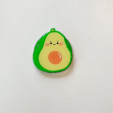 可愛い MagSafe対応スマホグリップ にこちゃん果物 磁石グリップ マグネット式スタンド 便利 ギフトにおすすめ[M4326]