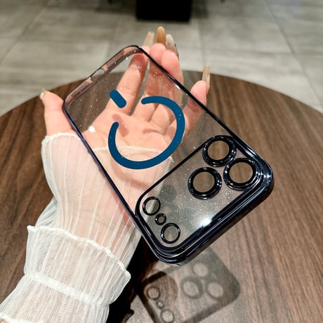 キラキラ MagSafe iPhone17/17Proケース 星の空 輝く iPhone16Pro/15/14カバー ラメ入り オシャレ 美しい[M3814]