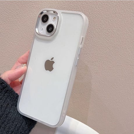 iPhone15/15Proケース クリア 高透明 黄ばまない 金属レンズ枠  頑丈 for iPhone12/13/14カバー オシャレさんにおすすめ[M3503]