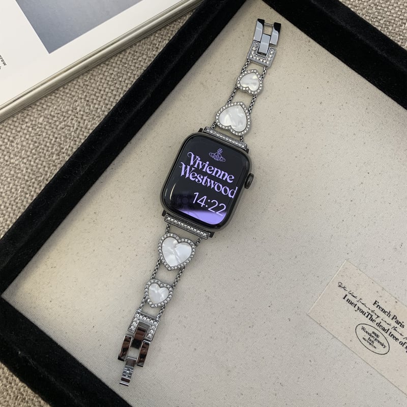 アップルウォッチバンド ベルト Apple Watch ケース　センタービジュー Apple Watch バンド アップルウォッチ カバー ベルト ステンレス 40mm