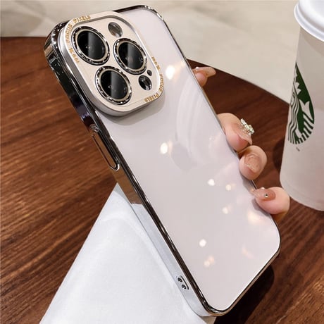 カメラレンズ保護 iPhone15Pro/16ProMaxケース 高級感耐衝撃 iPhone14pro/13Proクリアケース 耐久性 丈夫 高透明[M3580]