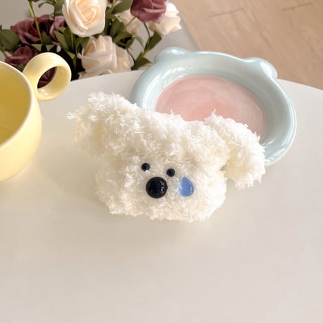 犬ちゃん Airpods 4ケース ニット 第4/3/2世代 AirpodsPro2/Pro1カバー 柔らかい 面白い[M4679]