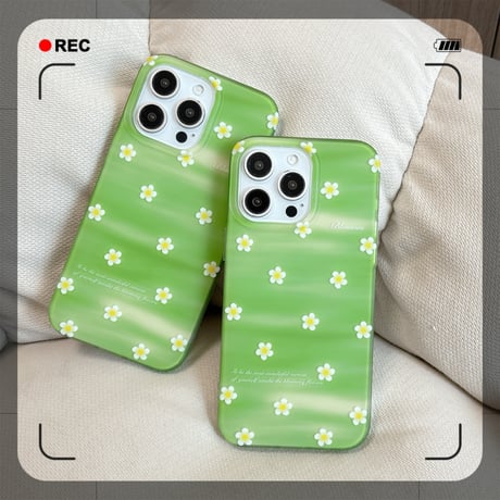 韓国っぽい iPhone16pro/17ケース 花柄 iPhone15pro/14/13カバー  丈夫 可愛い 女子力高い [M5595]