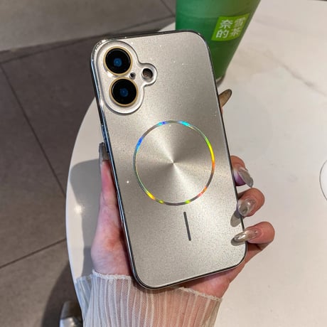 おしゃれ iPhone16/16proケース キラキララメ Magsafe充電 iPhone15pro/14/13promaxカバー カメラカバー 頑丈 [M5443]