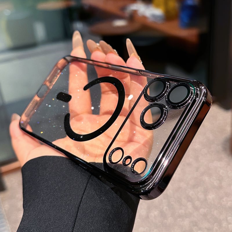 キラキラ MagSafe iPhone17/17Proケース 星の空 輝く iPhone16P