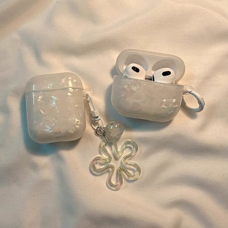 上品 Airpods 4ケース ガーリー Airpodspro2/proカバー Airpods3/2 リング/花キーチェーン 高級感たっぷり[M4784]