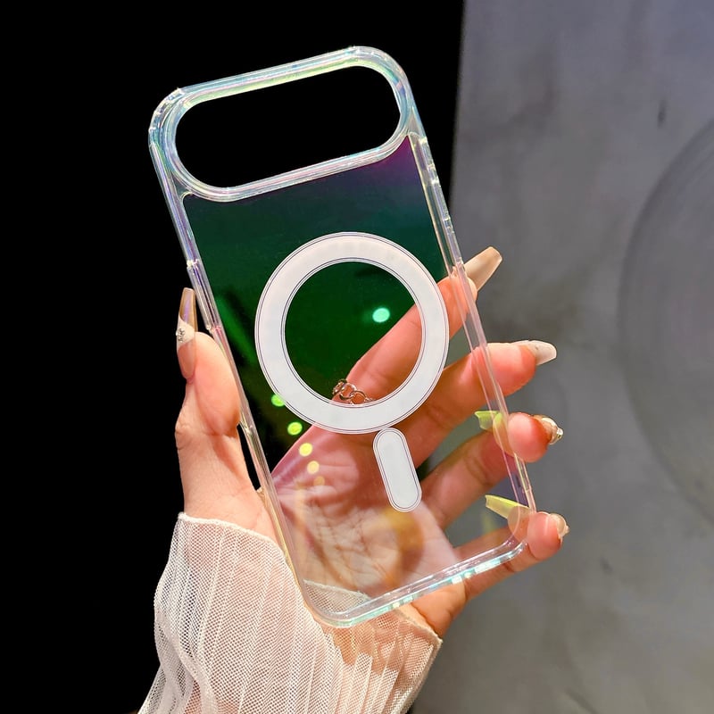 キラキラ iPhone17Pro/17Airケース MagSafe充電 クリア iPhone1