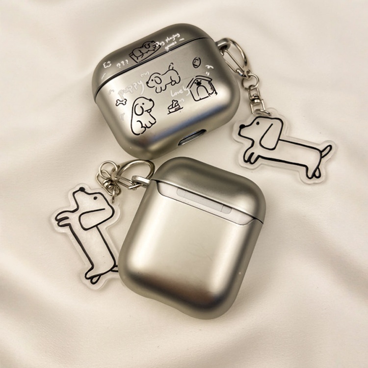 ワンちゃん Airpods Pro3ケース 指紋防止 Airpods4/3カバー pro2/p
