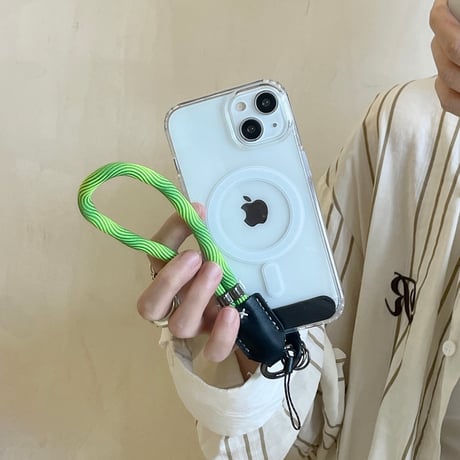 スマホストラップ 丈夫 シンプル風 お揃い 落下防止 全種類対応 男女に人気 ギフトに最適 [M4208]