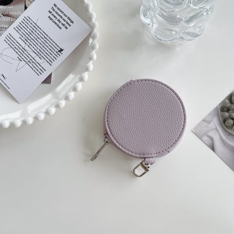 小銭入れ レザー コイン/お札/Airpods/イヤホンなど収納 可愛いシンプル airpodsケース  頑丈 ギフトにおすすめ[M3108]