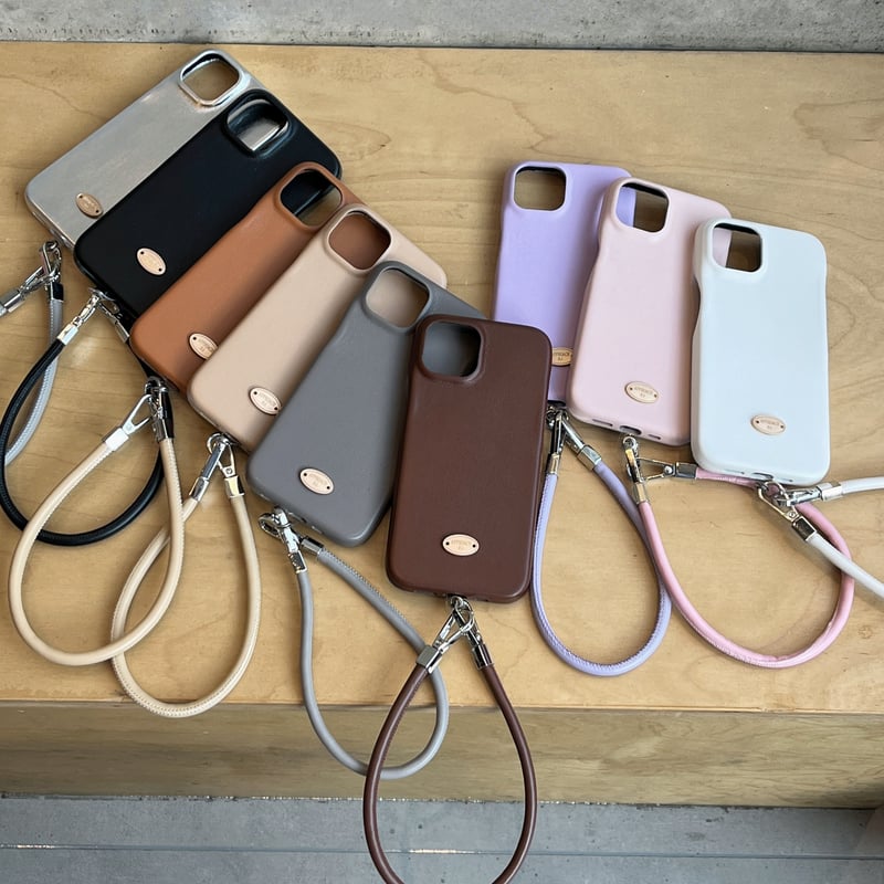 ストラップ付 iPhone15/15proケース レザー iPhone14/13/12pro ストラップ付 iPhone15/15proケース レザー iPhone14/13/12pro