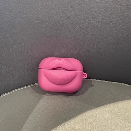 厚い唇 Airpods 4ケース 薔薇色 シリコン Airpodspro2/proカバー  Airpods第3/2世代 かわいい プレゼントにおすすめ[M5055]