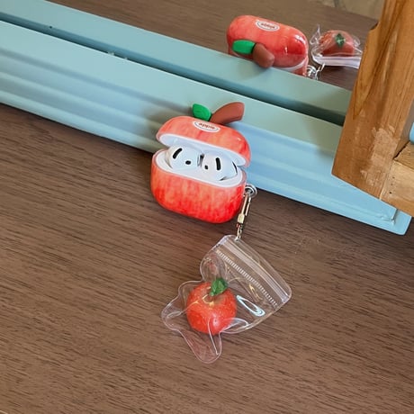 アップル Airpods4ケース キーチェーン付 AirpodsPro2ケース airpods3/2カバー かわいいギフトにおすすめ [M5501]