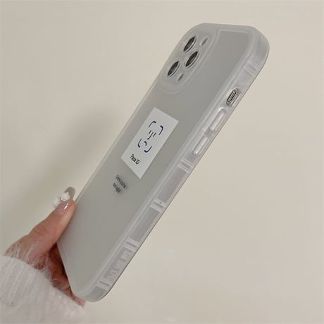 Face ID  iphone14pro/14promaxケース  マット 指紋防止 iphone13/12/11/XRカバー   可愛い シンプル 男女ファッション [M2267]