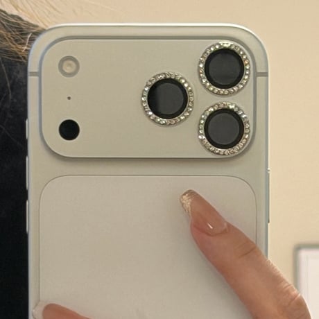 ダイヤ カメラ保護カバー レンズフィルム iPhone用 キラキラ 頑丈 ハンドメイド おしゃれ diy 魅力的なスマホ ギフトにおすすめ[M6064]