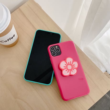 ポップソケットスタンド クマ iphone12/11ケース ins人気品 アイフォンXS/SE2カバー ツヤ感携帯カバーM349