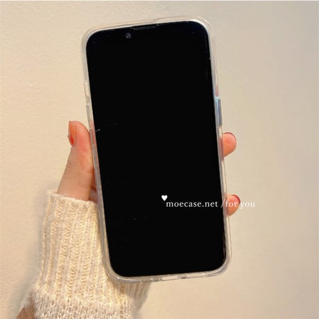 黒花柄 iPhone14/14proクリアケース  シック iPhone13/12promaxカバー 高透明感  高級感 ギフトにおすすめ[M2659]