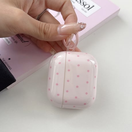 ピンク AirpodsPro3ケース 韓国風 Airpods4/3カバー AirpodsPro第2/1世代 淡色系 モテアイテム[M6507]