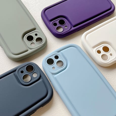 無地シンプル iPhone14pro/14ケース 全面保護 アイフォン13/12カバー 高級感 お揃い 男女兼用 [M2902]