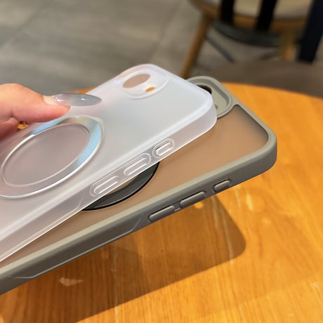 iPhone16eケース 高品質多機能 Magsafeリングスタンド iPhone16Promax/15pro/14ケース 指紋防止 黄ばまない 耐衝撃 男女向け  [M5135]