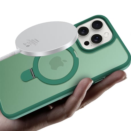 レンズカバー付 iPhone16Pro/15Promaxケース MagSafe対応 スタンド iPhone14Pro/13/12Proケース 指紋防止 コスパ最強[M3659]
