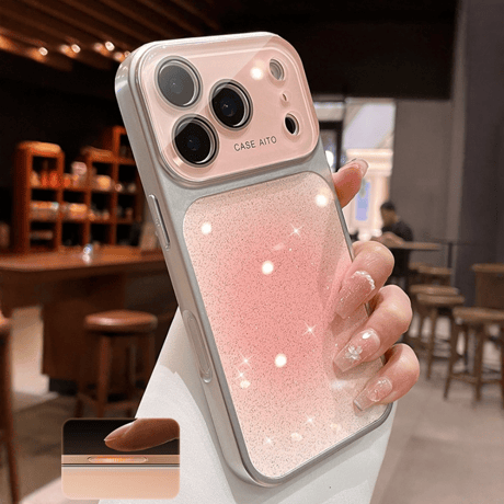 グラデーションカラー iPhone17/17Proケース カメラ保護 iPhone16Pro/15pro/14ProMaxケース 光る 頑丈[M6385]