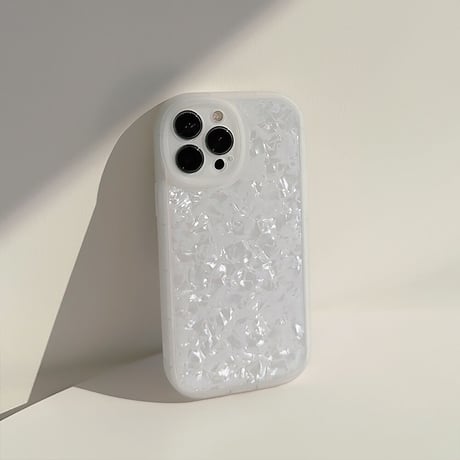 貝殻紋 iPhone14/14proカバー おしゃれかわいい iPhone13/12/11proケース ガールズに人気 使いやすい[M3267]