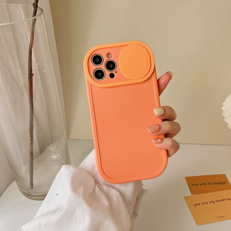 カメラレンズカバー付き iphone13/12promaxケース  シンプル iphone11/XSカバー カラフル  お揃い 頑丈[M1926]