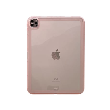 透明 背面型 iPad Pro11inchケース  艶あり iPad Air第4/3世代カバー mini4/5/6  シンプル 使いやすい 軽量頑丈  男女兼用[M2476]