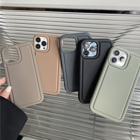 高級感シリコン iPhone14pro/14plusケース シンプル風 アイフォン13/12/11カバー 頑丈 男女兼用 秋冬人気色[M2515]
