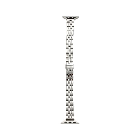 高級感ステンレス AppleWatchバンド 上品 メタリック Series11/10/9 Ultra  SE アップルウォッチベルト シンプル 日常/ビジネスシーンに向け[M6523]