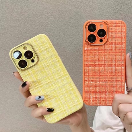 有名人愛用 iPhone14/14proケース レンズ保護フイルム付 アイフォン13pro/12/11カバー お揃い 布 プレゼントにおすすめ[M2470]