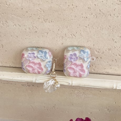 春におすすめ Airpods 4ケース シェルキーホルダー Airpods3/Pro2ケース airpodsproカバー 可愛い 人気アイテム[M5090]