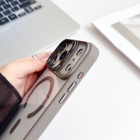 カメラスタンド付 iPhone17ProMax/17ケース レンズフィルムプレゼント iPhone17Pro/Airケース MagSafe対応 高級感たっぷり [M5710]