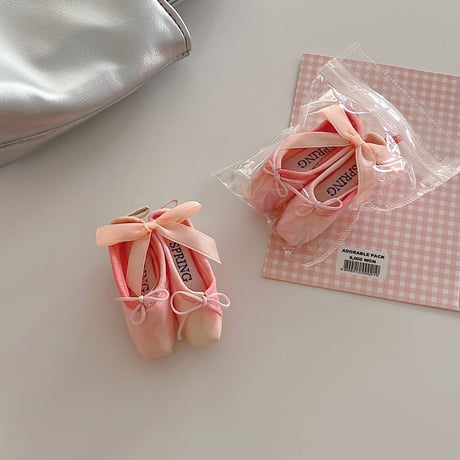 Ballet shoesグリップスタンド バレエシューズ・トウシューズ  グラデーションピンク かわいい舞踊靴  高品質 ギフトにおすすめ[M2910]