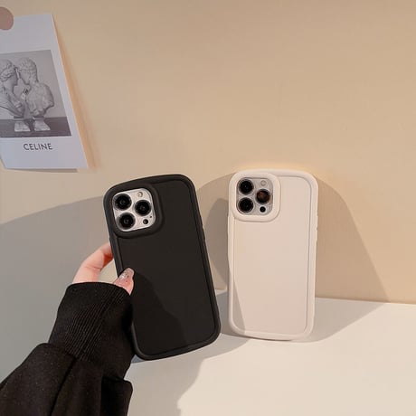 シンプル iPhone14/15proケース 無地 アイフォン13/12pro/11カバー高級感 男女兼用 お揃いソフトケース[M2831]