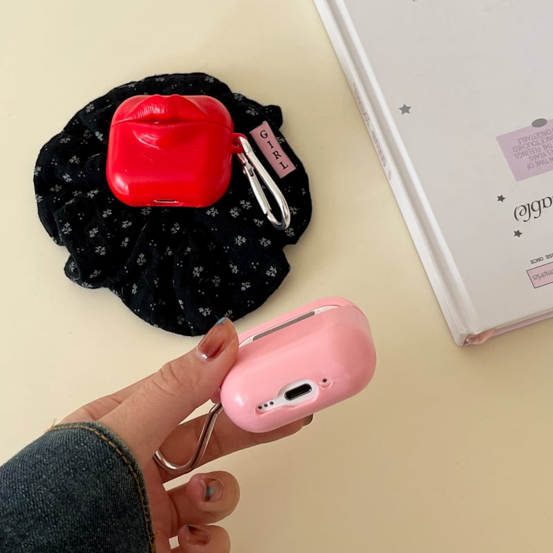 CASETiFY AirPods Pro 2 ケース 唇型 赤 唇デザイン Airpods4ケース レッド/ピンク 可愛い Airpodspro2