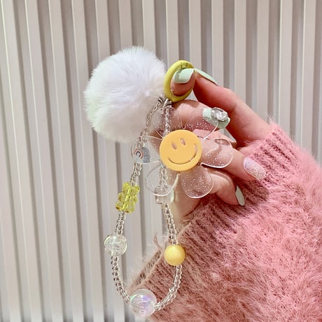 スマホストラップ かわいい 落下防止  オシャレ キラキラ ギフトにおすすめ 人気[M3644]